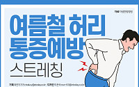[카드뉴스] 요통 완화에 도움 되는  스트레칭