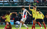 한국 여자축구, 월드컵 첫 경기서 콜롬비아에 0-2 패