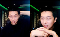 '방탄소년단' RM, 빡빡머리로 군입대 언급…&quot;곧 술 못 마시기는 시기 온다&quot;