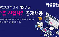 “증권 꿈나무 모여라” 키움증권, 24일까지 대졸 신입사원 공개채용 진행