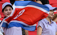 북한 미녀 응원단, 항저우에도 등장 [포토]