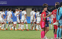 韓 여자축구 북한에 1-4 패배…25년 만에 4강 진출 실패 [항저우 AG]