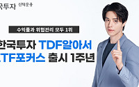한국운용 ‘한국투자TDF알아서ETF포커스’ 1주년…수익률 1위 올라