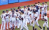 한국 야구, 중국 꺾고 결승행…대만과 결전 [항저우 AG]
