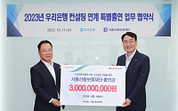 우리은행, 서울 소재 소상공인에 최대 1억 원 지원