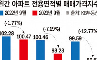 서울 아파트값, 대형 평형은 전역에서 '선방'…소형은 ‘울상’