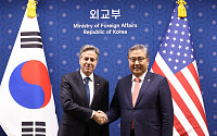 [포토] 한-미 외교장관회담, 악수하는 박진-토니 블링컨