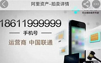 숫자 ‘9’ 6개 들어간 중국 전화번호, 47억 원에 낙찰