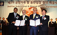 한국GM, 협력사와 ‘공정거래 및 동반성장협약’ 체결