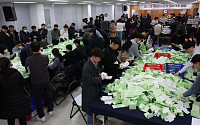 [포토] '제22대 국회의원선거 모의개표 실습'