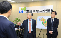 이한준 LH 사장, 1기 신도시 재건축 지원 일산 ‘미래도시 지원센터’ 점검