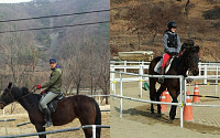 '각시탈' 주원-진세연, 승마 연습에 구슬땀 &quot;이거 쉽지 않네&quot;