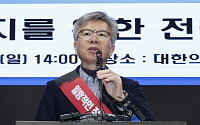 [포토] 전국의사대표자 확대회의, 개회사하는 김택우 의협 비대위원장