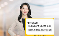 KBSTAR 글로벌리얼티인컴 ETF, 개인 순매수 100만주 돌파
