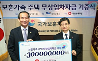 대한주택보증, 국가유공자 주거안정 위해 3억원 기증