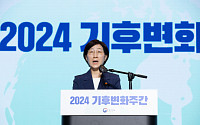 [포토] 한화진 환경부 장관, 2024년 기후변화주간 개막식 참석