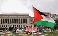미국 대학가, 친팔레스타인 시위대에 골머리…컬럼비아대, 대면수업 중단