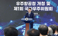 尹 “'스페이스 광개토 프로젝트' 추진‧화성에 태극기...우주항공 100조원 투자”