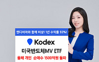 ‘KODEX 미국반도체MV ETF’ 개미가 1500억 넘게 샀다