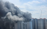 서울 동대문구 재건축 현장서 화재