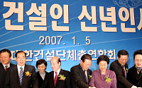 대한건설협, 2007년 건설인 신년 인사회 개최