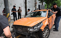 국립중앙의료원 응급실에 택시 돌진…3명 부상