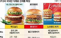 고추·깻잎·김치까지…‘한국 맛’에 꽂힌 버거들