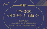 조폐공사, ‘2024 갑진년 입체형 황금 용 Ⅱ’ 기념메달 출시