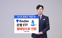 삼성운용, 'KODEX 은행 ETF' 월배당 전환