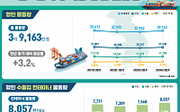 상반기 컨테이너 처리 물동량 6.2% 증가…정부 "하반기 예측 어려워"