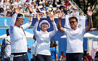 한국 양궁, 혼성 단체 금메달…독일 6-0으로 꺾고 2연패 성공 [파리올림픽]