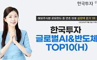 한국투자글로벌AI&반도체TOP10, 해외주식형 연초 이후 설정액 증가 1위