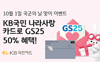 KB국민 나라사랑카드, GS25와 국군의 날 이벤트