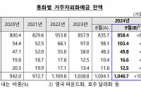 거주자외화예금, 두 달째 1000억 달러 웃돌아…“달러화·기업예금 영향”