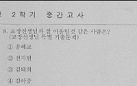 교장선생님 권력남용? '나랑 어울리는 연예인은?'