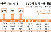 3분기 중소기업 수출 285억 달러…화장품 수출 호조 지속