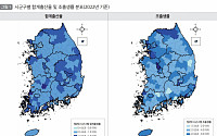 수도권은 전셋값 오르면, 지방은 청년인구 유입 줄면 출산율 떨어져