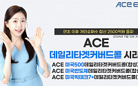 한국투자신탁운용, ACE 커버드콜 ETF 3종 개인 순매수 총 2500억 원 돌파