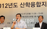 [포토]산학융합지구 협약식 참석한 홍석우 장관