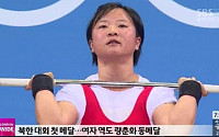 [런던올림픽]북한 첫 메달 획득…역도 량춘화 동메달