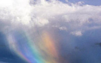 행운을 주는 '불타는 무지개' 포착, 어떻게 생겼길래?