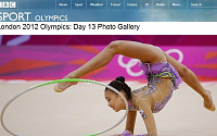 [런던올림픽]BBC도 인정한 손연재, '오늘의 포토' 선정