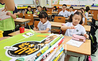 [포토]초등학교 개학, 수업 준비하는 학생들