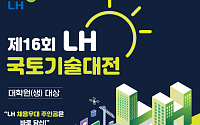 LH, 제16회 국토기술대전 개최…국토·도시 분야 아이디어 공모