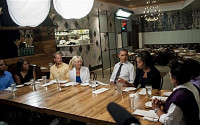 [포토] 오바마 부부와 저녁을