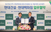 현대건설, 압구정 2구역 '원스톱 라이프' 구축…현대백화점과 연결통로 조성 업무협약
