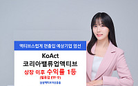 삼성액티브자산운용 ‘KoAct 코리아밸류업액티브’ 밸류업 ETF 수익률 1위