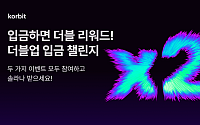 코빗, '더블업 입금 챌린지' 이벤트