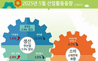5월 생산·투자 모두 '마이너스'...정부 "2차 추경, 소비심리 개선 기대"[종합]