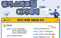 경과원, 스타트업 온라인 마케팅 실전교육…200명 키운다